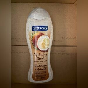 Softsoap Exfoliating Scrub Coconut Butter Scent 20floz
